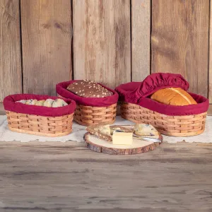 3-Piece Bread Warming Basket Set | Get One Basket FREE!