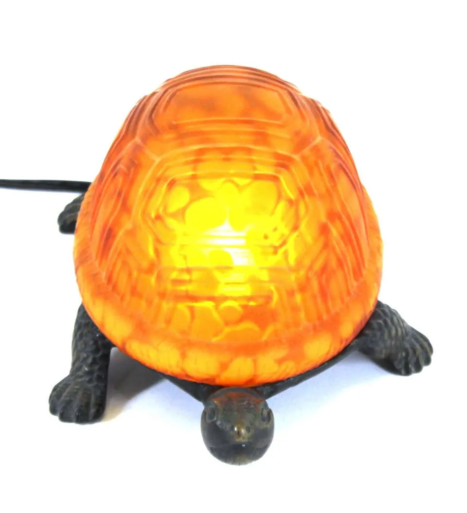 American Tiffany Style Turtle Table Lamp