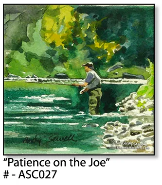 ASC027 "Patience on the Joe" ceramic coaster