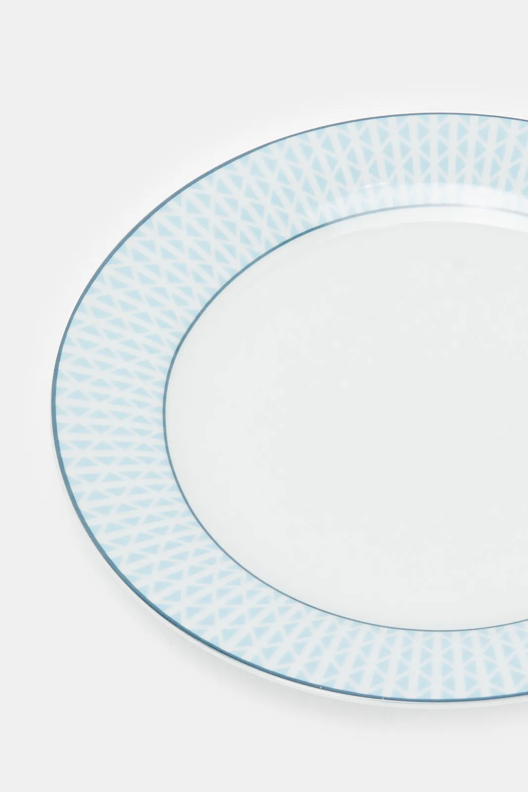 Blue Geomatic Dinner Set (20 Piece)