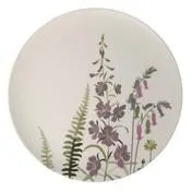 Botanical Floral Set of 4 Bamboo Plates