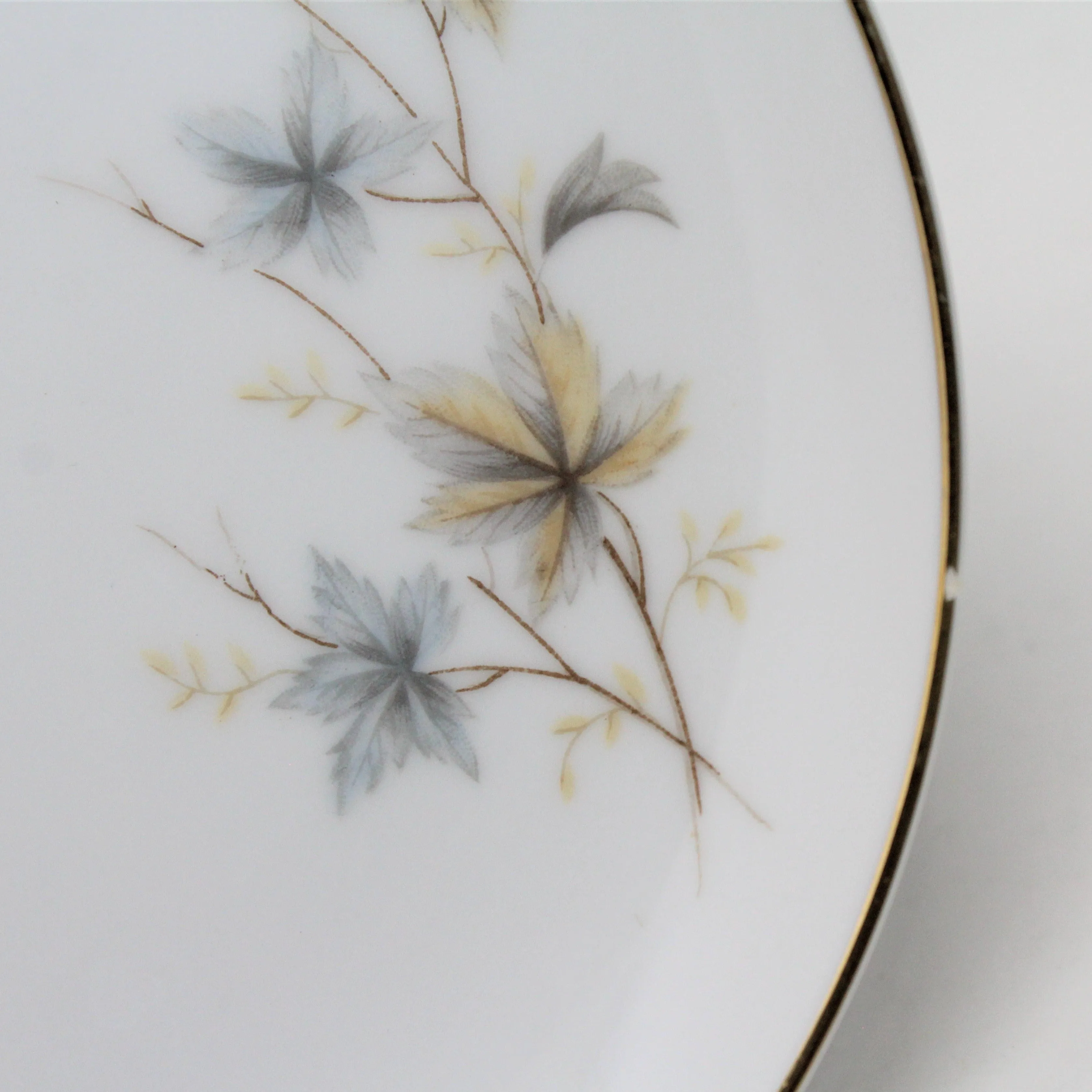 Bread & Butter Plates, Arlen Fine China, Maple Leaf, Set of 5, Vintage Japan