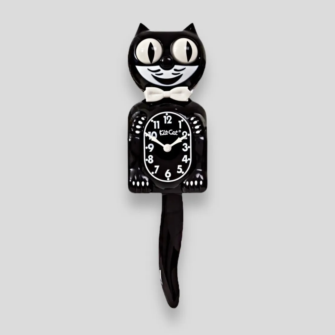 Classic Black Kitty-Cat Klock