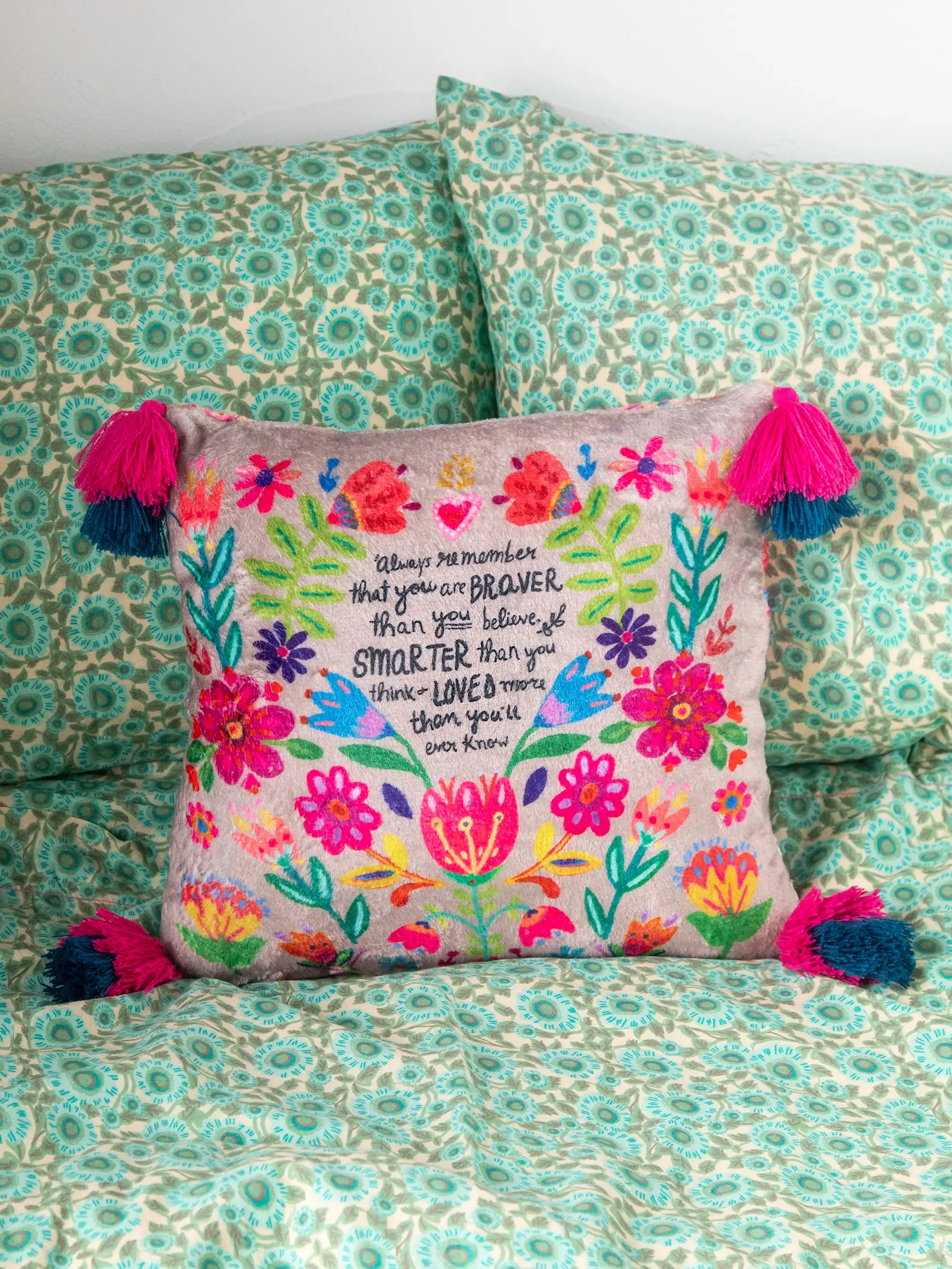 Double-Sided Cozy Throw Pillow - Always Remember