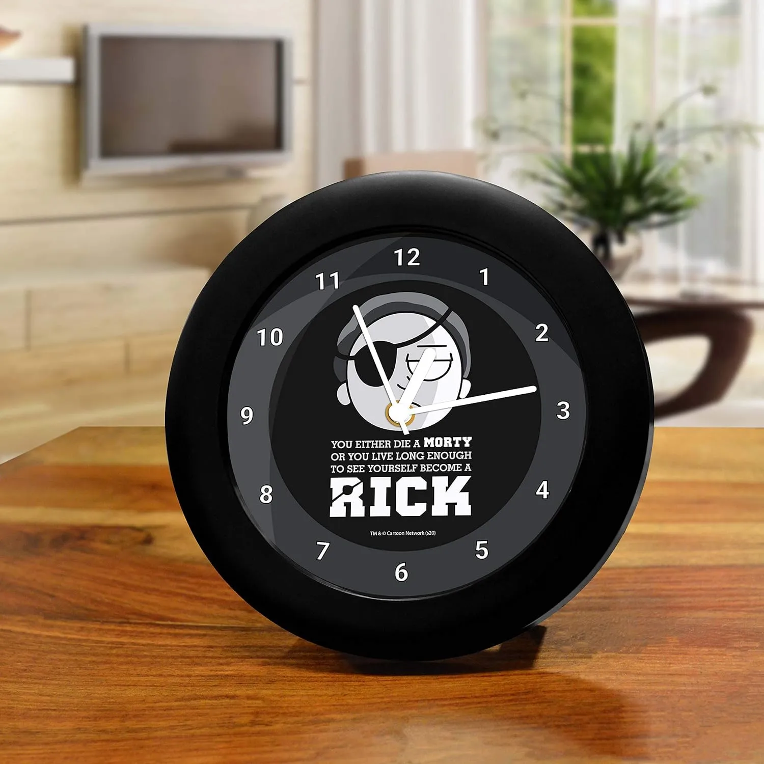 Epic Stuff - Rick and Morty Diemorty Design Table Clock, Officially Licensed by Turner Entertainment Co, USA