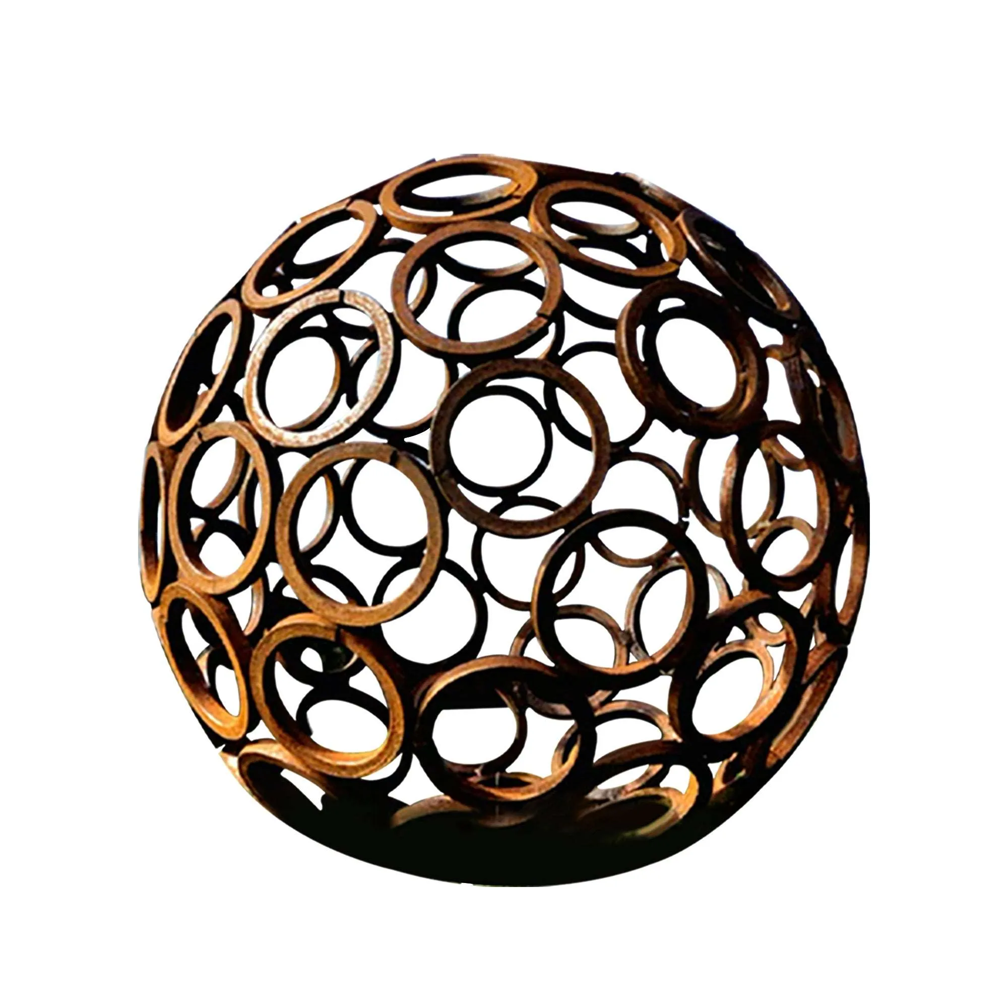 FINEST Large Hollow Sphere Outdoor Metal Sculpture For Sale FS-081