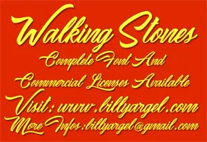 Free Waking Stones Font