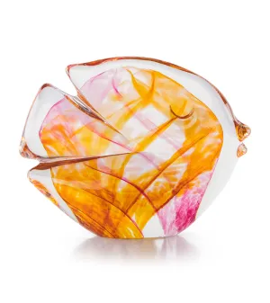 Glass Fish "Pink Amber" by Jim Graper