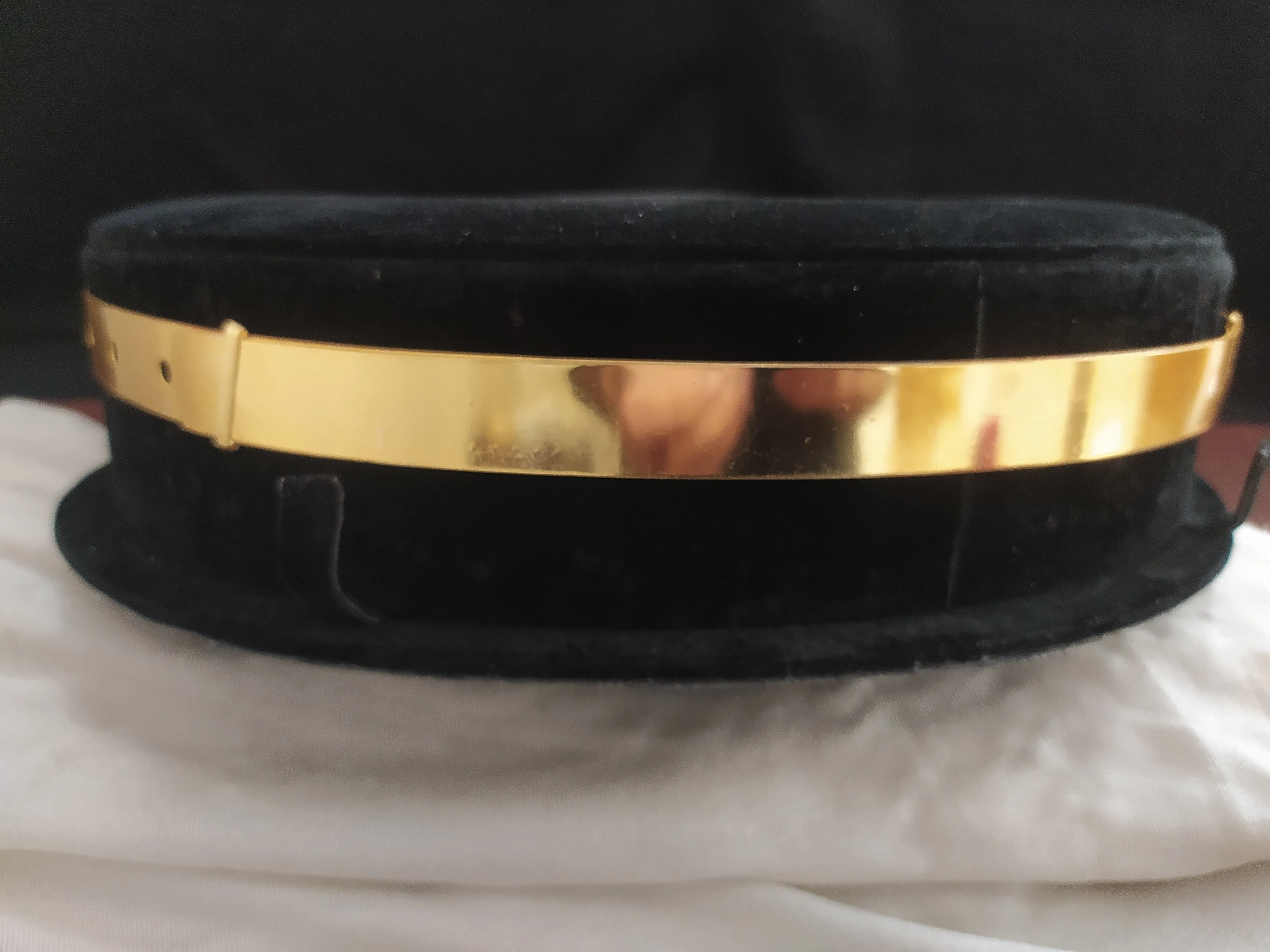 Gold-Plated Hip Belts with Zircon Stones and Pearl Drops