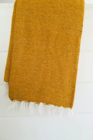 Gold Woven Throw