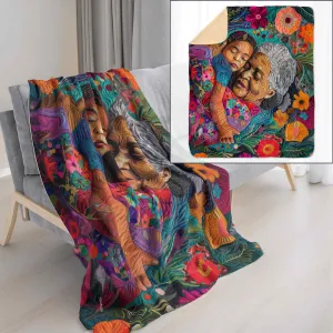 Grandma's Embrace Snuggly Sherpa Blanket, 50"x60"