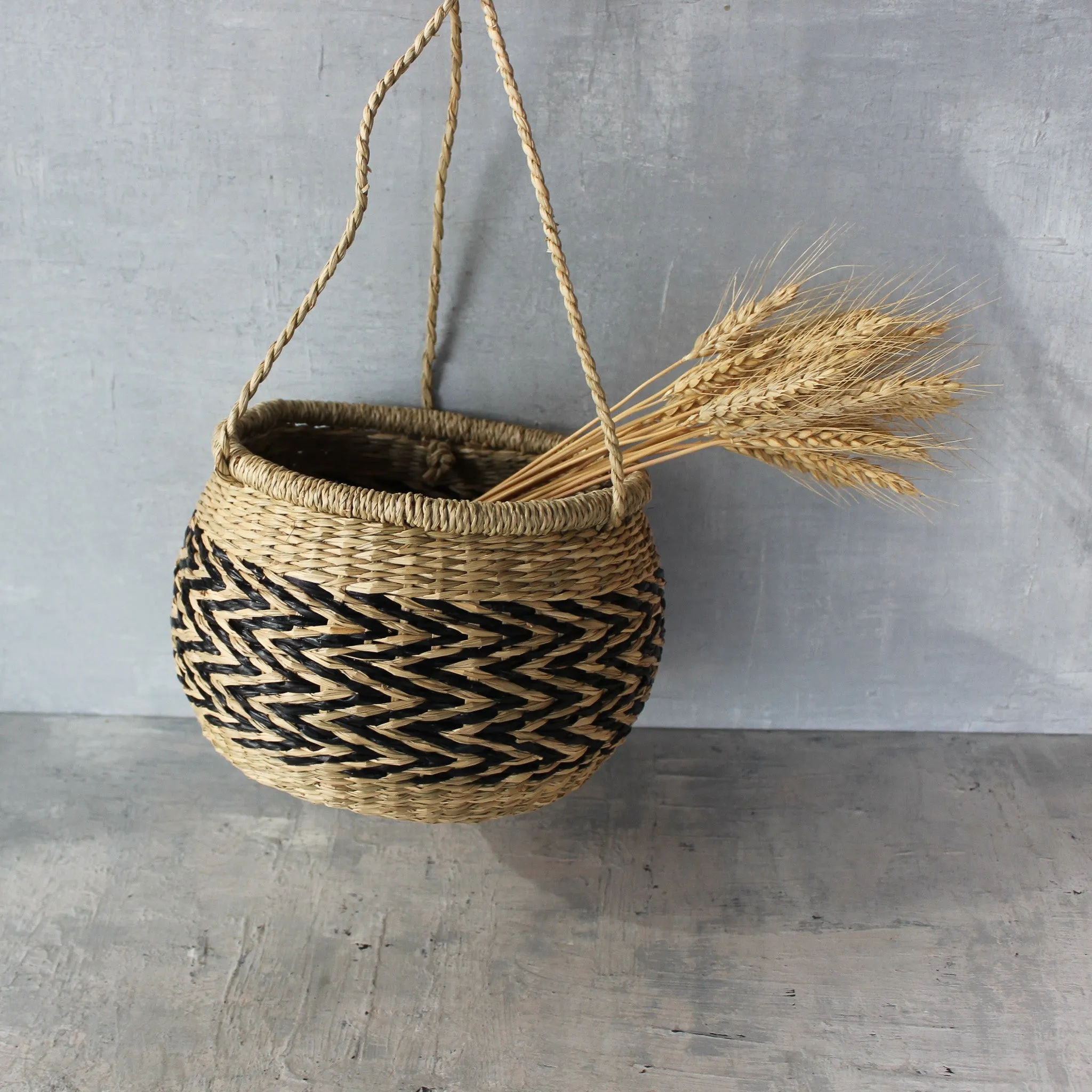 Hanging Seagrass Baskets