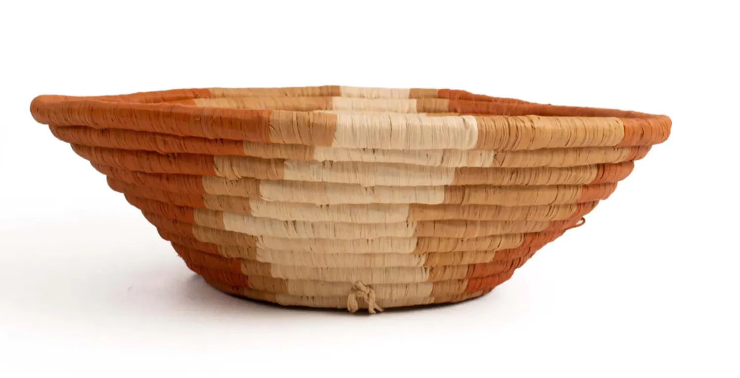 Kazi :: 12 Earthen Craft Woven Bowl - Rust