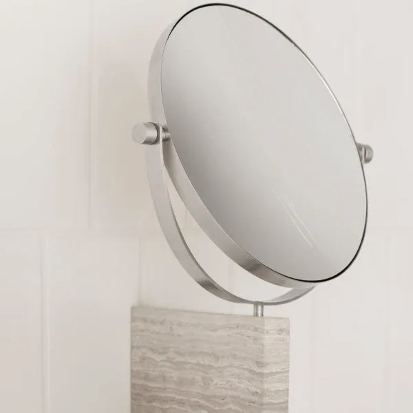 LAMURA Marble Wall-Mounted Vanity Mirror