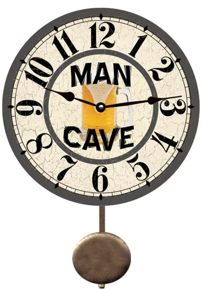 Man Cave Clock