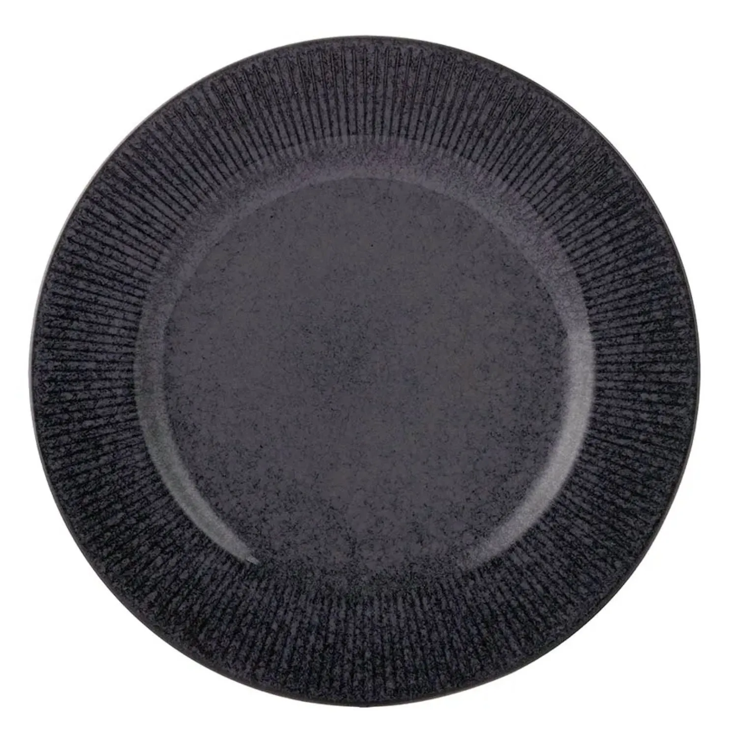 Mason Cash 27cm Black Reactive Linear Dinner Plate