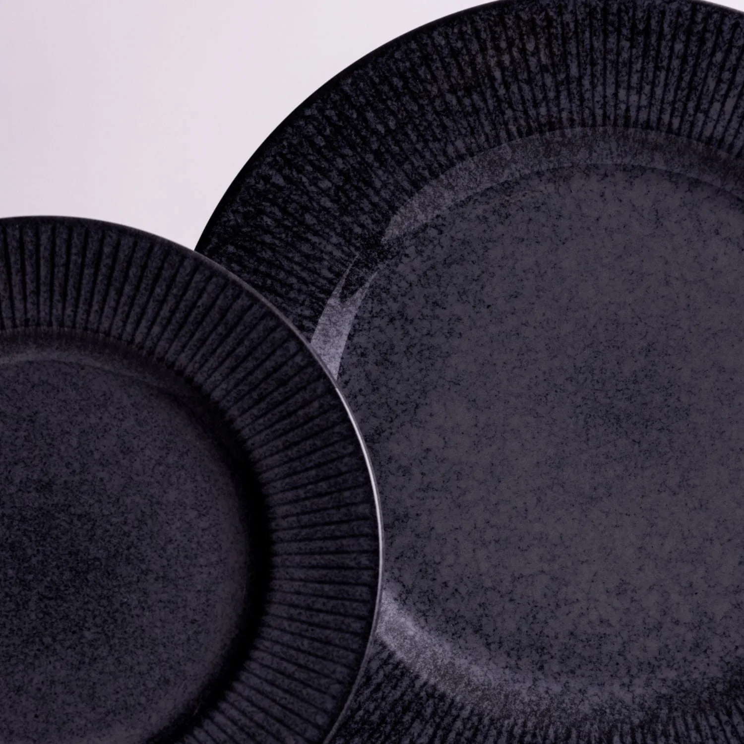 Mason Cash 27cm Black Reactive Linear Dinner Plate