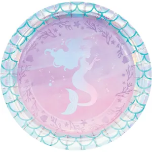 Mermaid Shine Iridescent 7" Plates