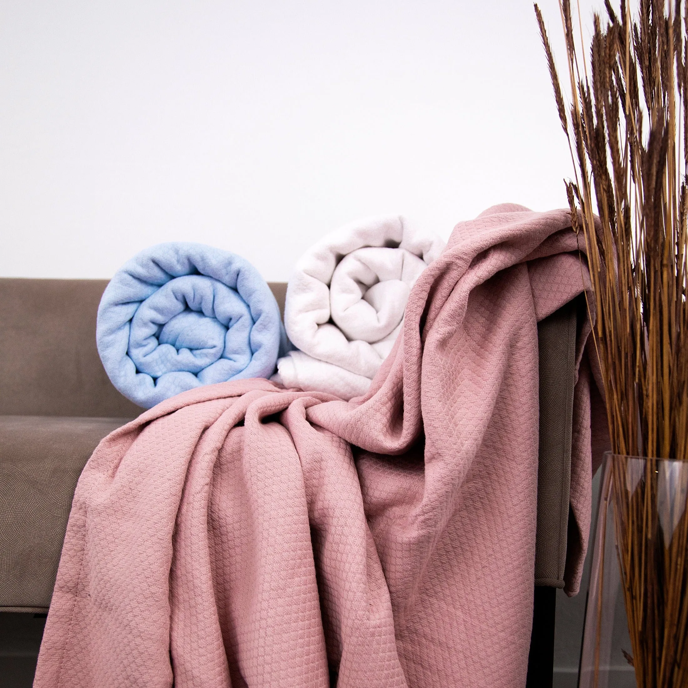 Milton Cotton Blankets and Throws