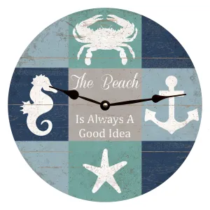 Modern Beach House Clock