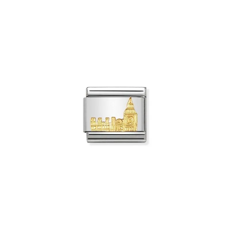 Nomination Composable Link Big Ben, 18K Gold