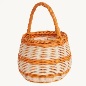 Olli Ella Berry Basket Orange Stripe