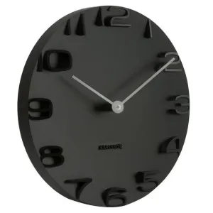 On The Edge Wall Clock - Black (42cm)