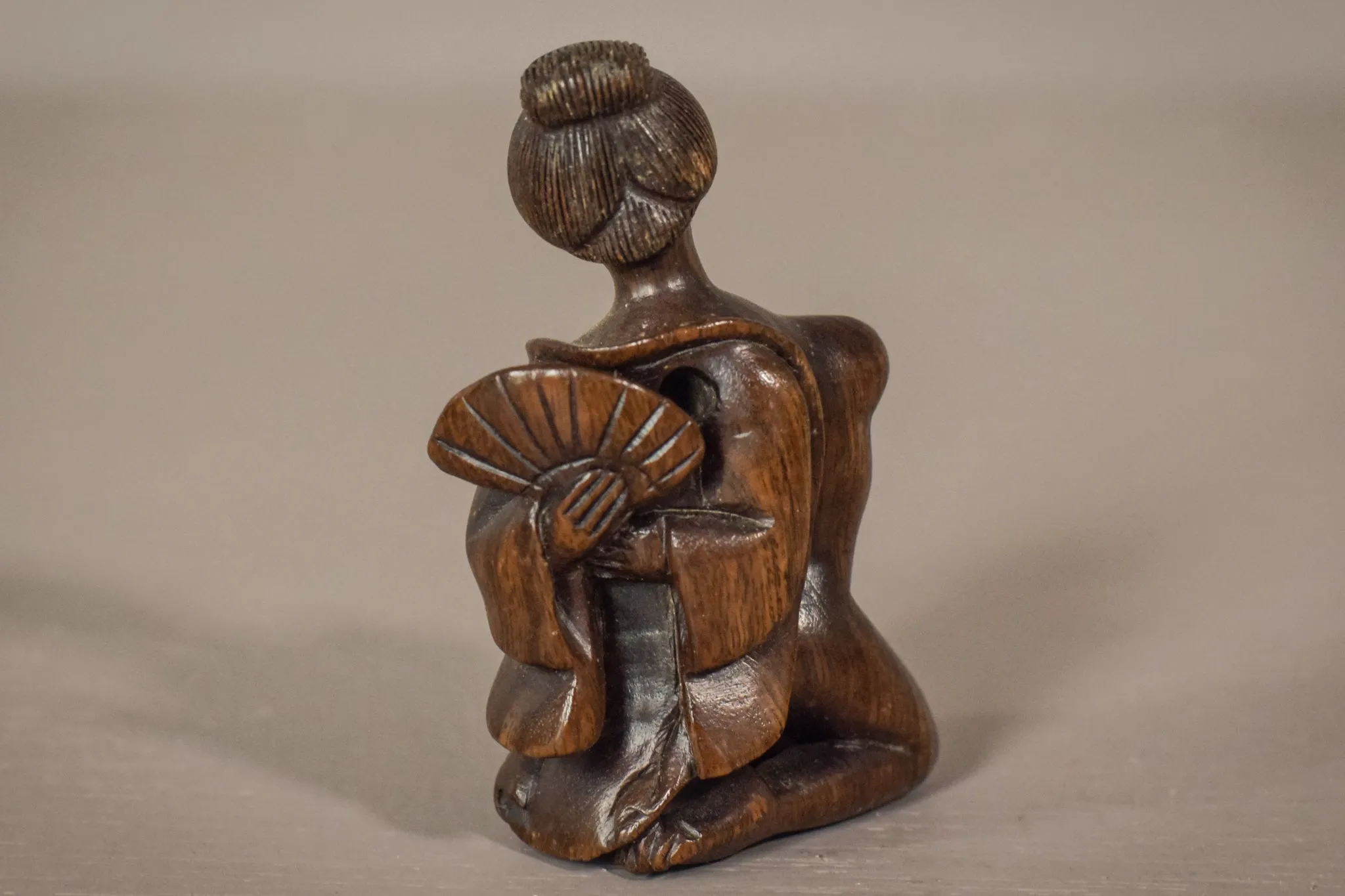 Pair - Japanese Netsuke Figures