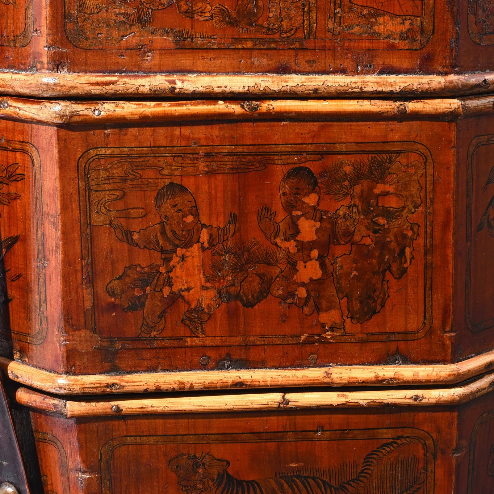 Pair of Chinese Wedding Baskets From South China - ca 1920