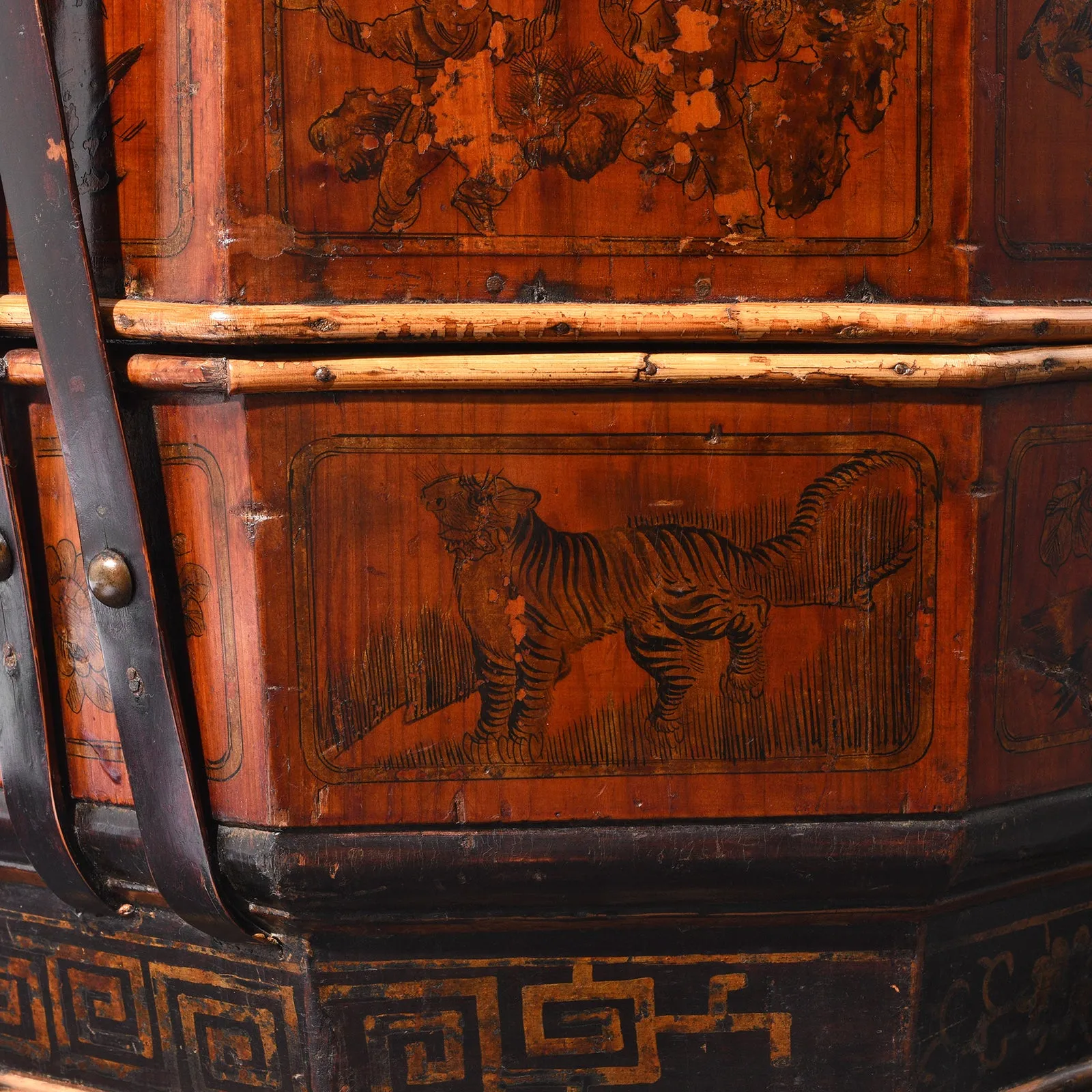 Pair of Chinese Wedding Baskets From South China - ca 1920