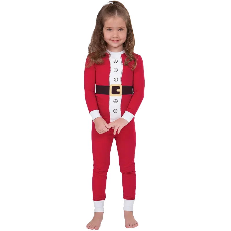 PajamaGram Santa Suit Christmas Matching Family Pajama Set