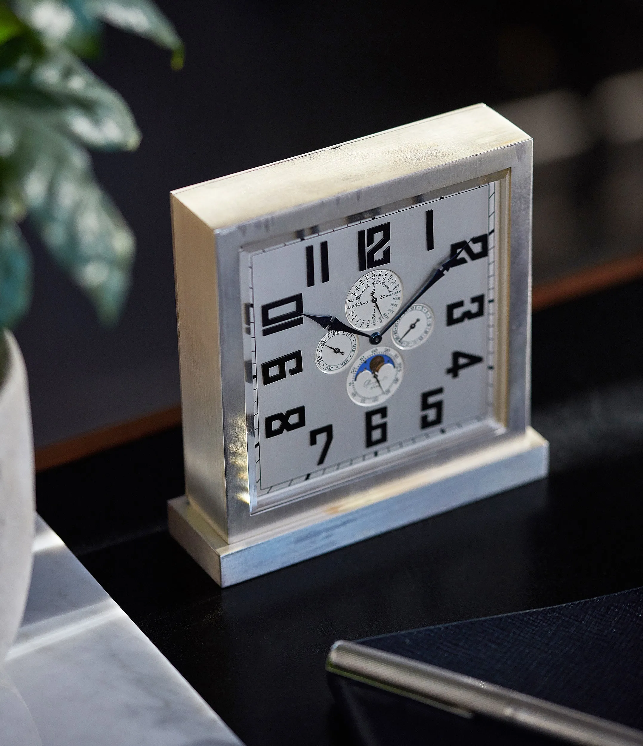 Perpetual Calendar | Art Deco | Desk Clock