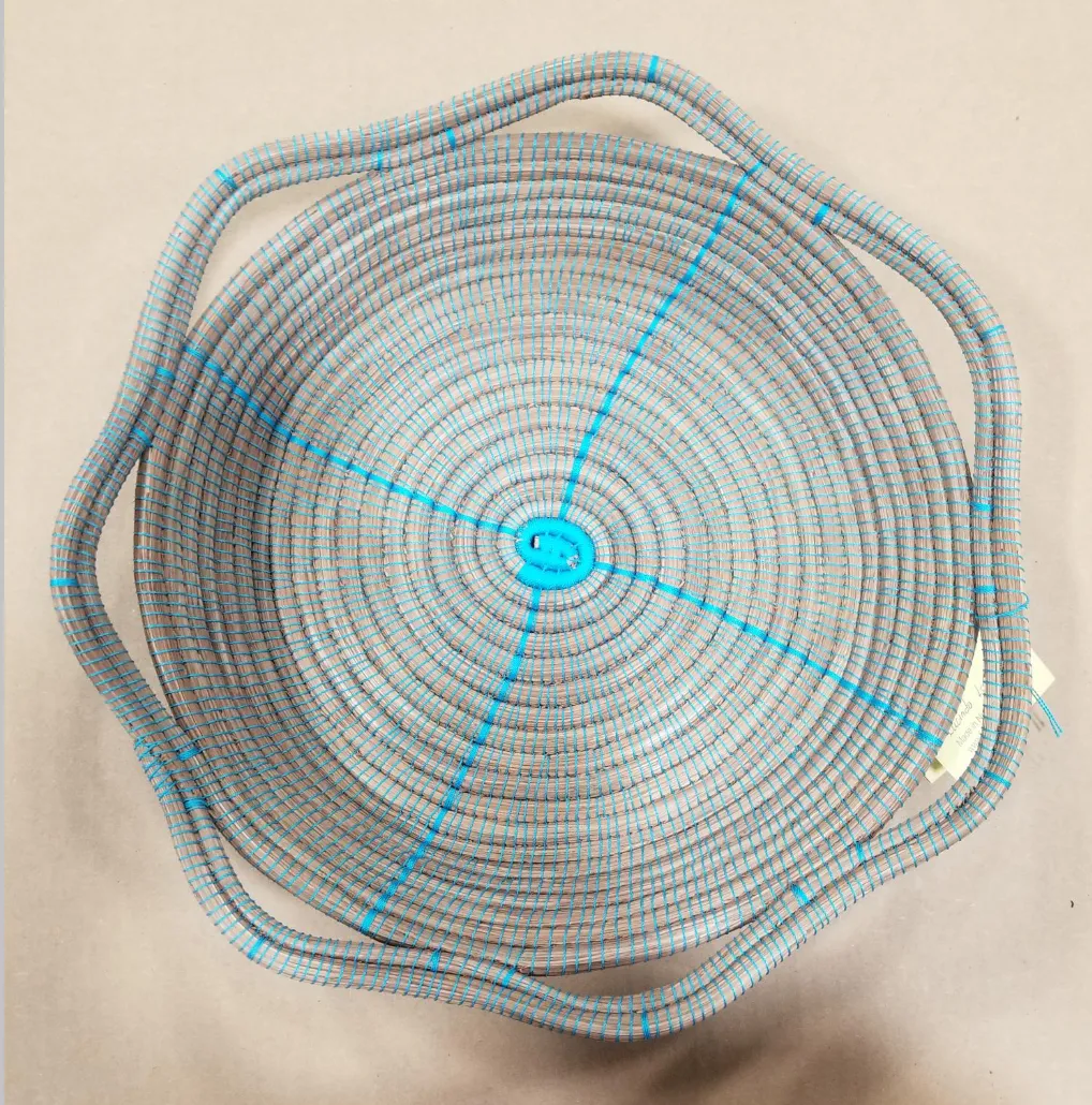 Pine Needle Basket, Caribbean Circle