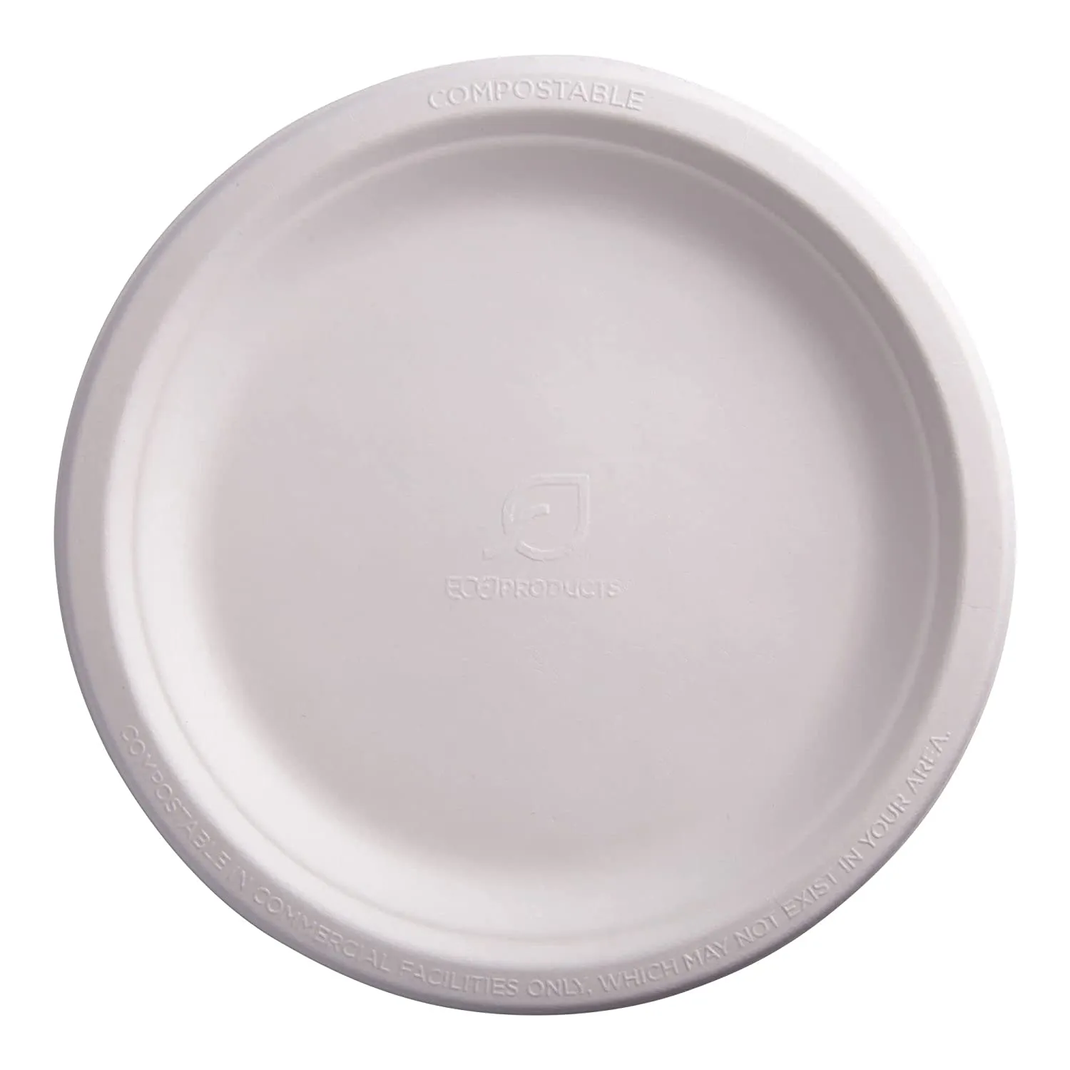 PLATE Renewable & Compostable Sugarcane, 6" (1000/cs)