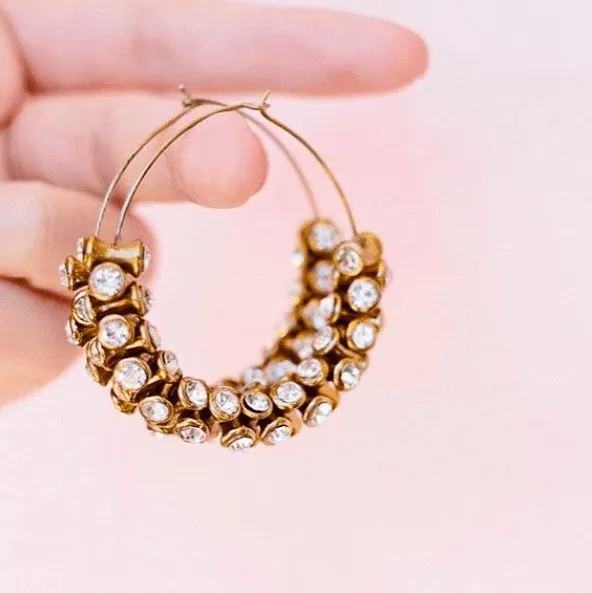 Prisha Earrings in Gold