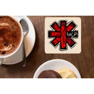 Red Hot Chili Peppers Coasters - Red Hot Art