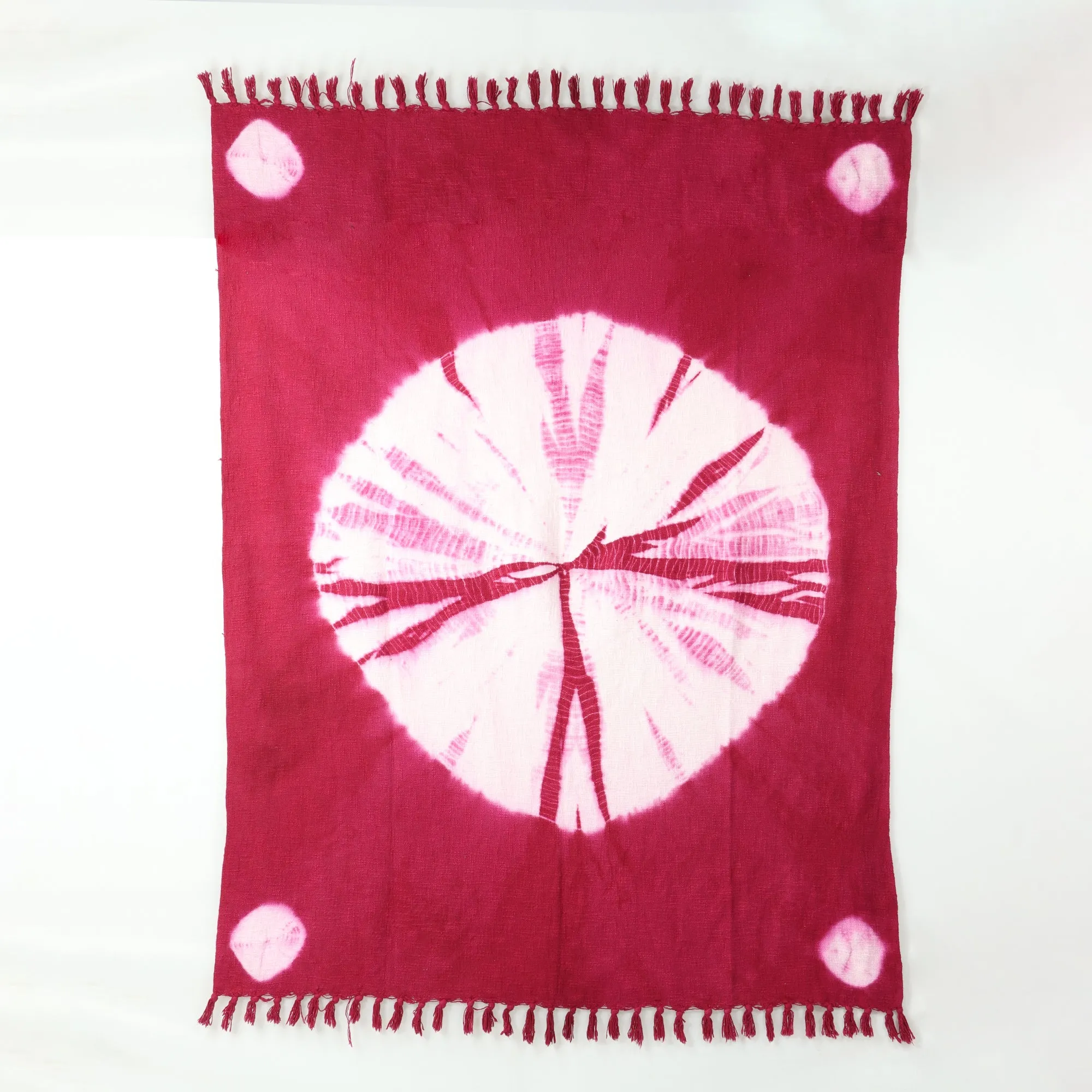 Red Tie Dye Sofa Throw Blankets For Home Decor