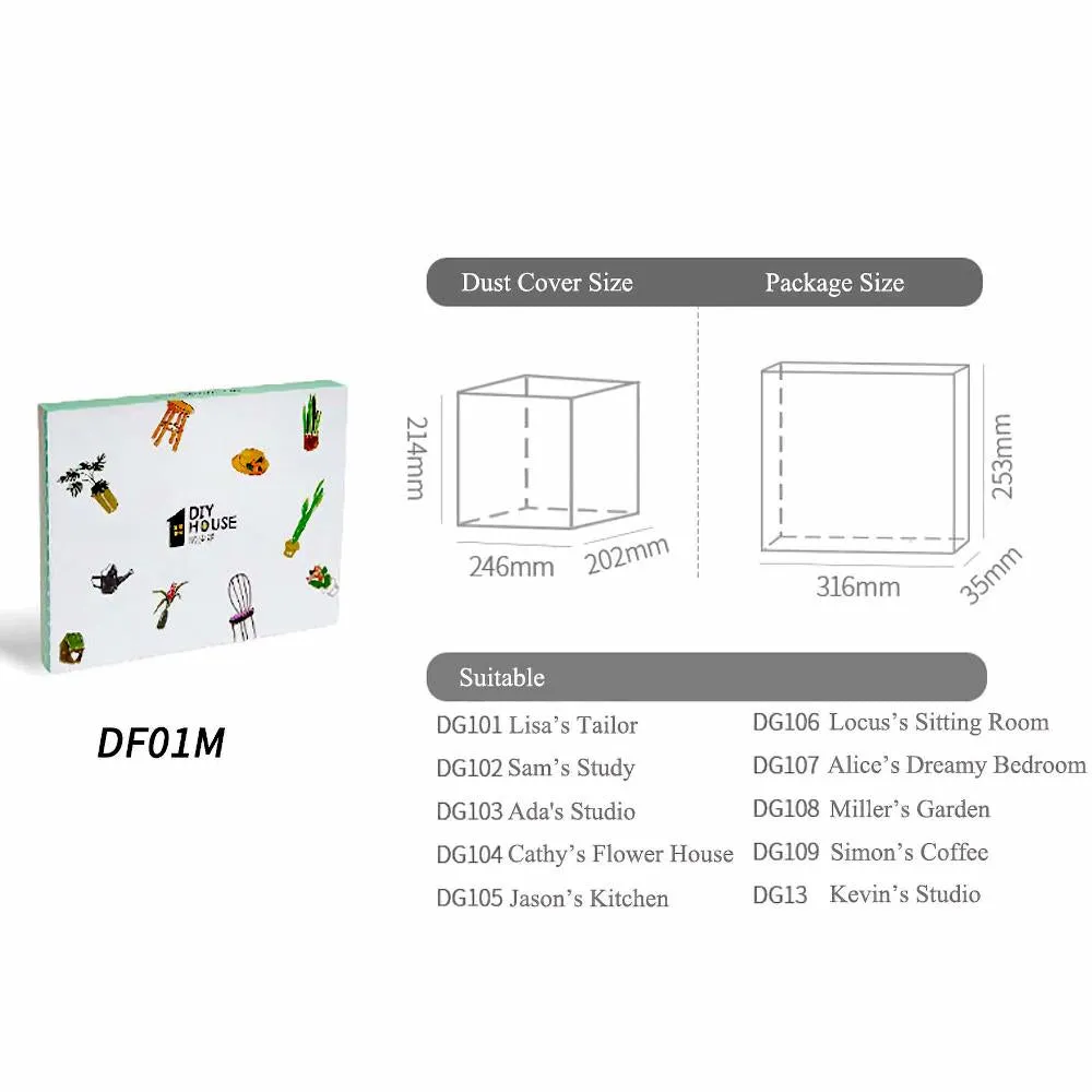 Robotime Rolife DIY Mini House Acrylic Display Box