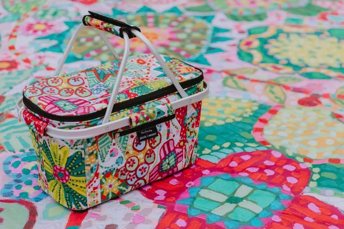 Rosy Posy Really Cool Picnic Basket