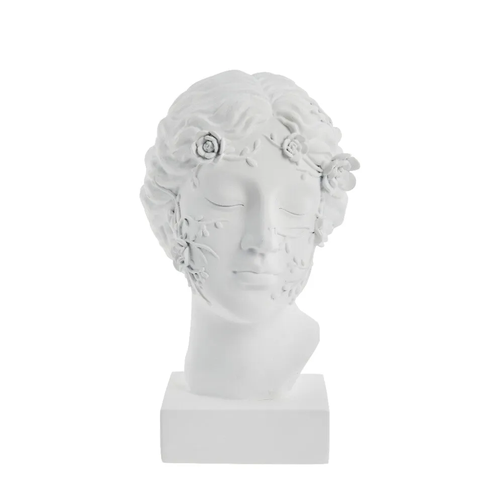 Sielle decoration 17.5x12 cm. white