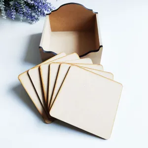 Square Coasters with Box