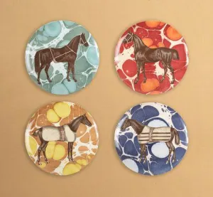 ThomasPaul - EQUUS MELAMINE DINNER PLATES Set of 4