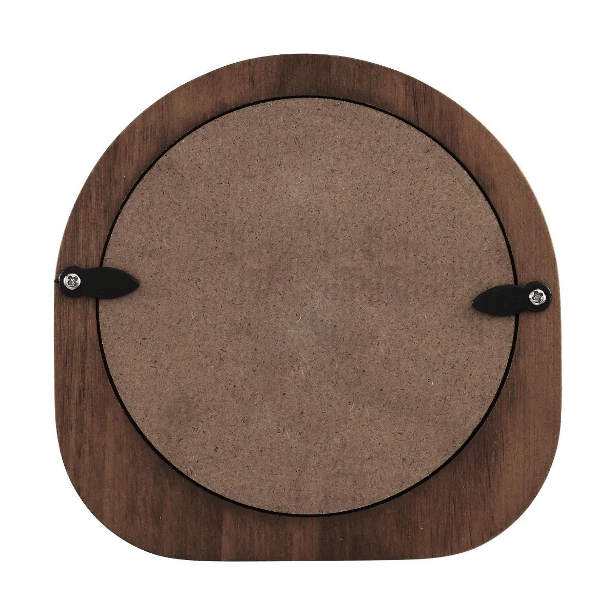 Titan Classic Dark Brown Wooden Table Clock - T0003Wa02, Analog, 11 Centimeters