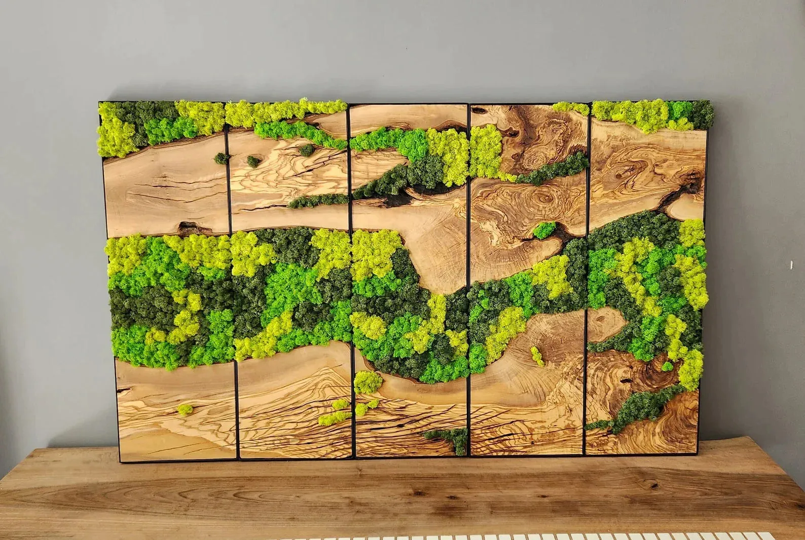 Unexplored Moss Forest | Premium Handmade Wall Sculptures