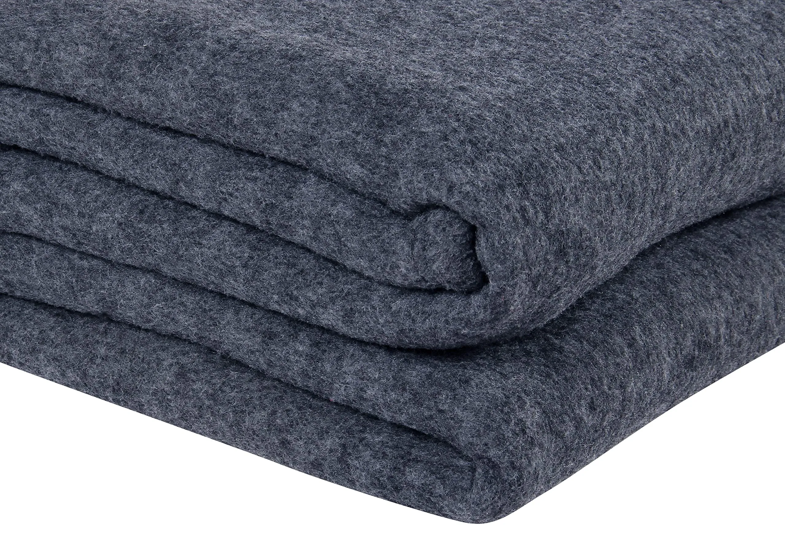 VAS COLLECTIONS® Woolen Fleece Blanket | Natural, Warm & Cozy for Camping, Travelling, Bed, Sofa | Single 152x220 cm, Grey