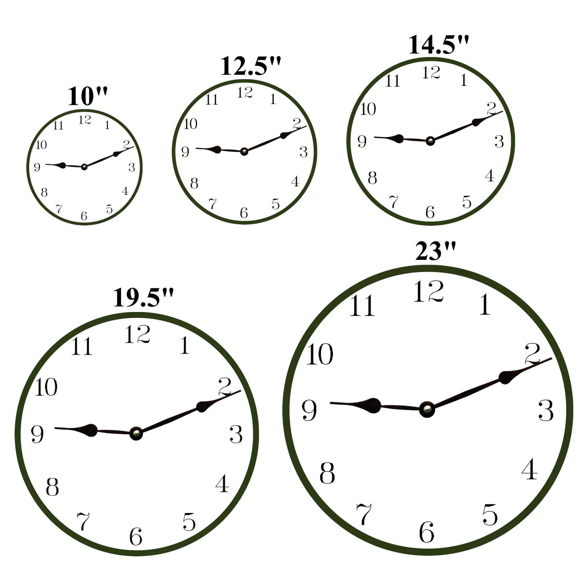 Whatever I'm Late Anyway Wall Clock-White Clock-Whatever Clock-Late Anyway Clock