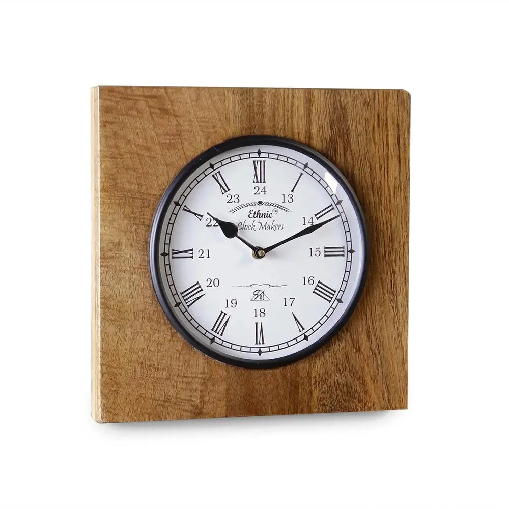 Winwood Vintage 11" Square Wall Clock