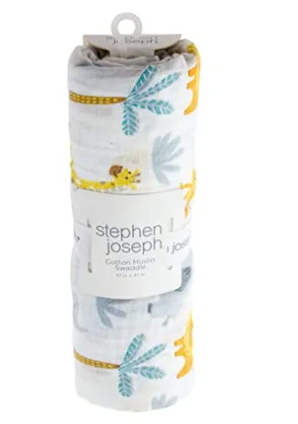 Zoo Muslin Swaddle